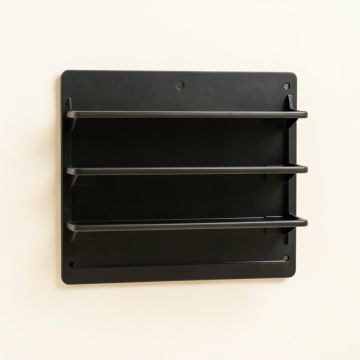 Shore Crossing Empty Wall-Mounted Tool Organizer Panel - Black (synthetic illustration; no displayed measurements)
