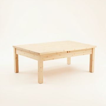 Field Crossing Coffee Table - Ivory (synthetic illustration; no displayed measurements)