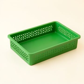 Sage Dale Empty Under-Desk Cable Tray - Green (synthetic illustration; no displayed measurements)
