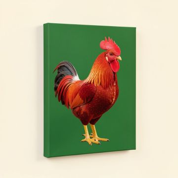 Mcknight Rooster Canvas Art (synthetic illustration; no displayed measurements)