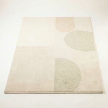 Elm Bridge Rectangular Area Rug - Cream (synthetic illustration; no displayed measurements)