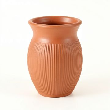 Pine Crest Empty Decorative Vase - Terracotta (synthetic illustration; no displayed measurements)