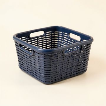 Olive Bend Empty Storage Basket - Navy (synthetic illustration; no displayed measurements)