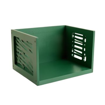 Lake Bend Empty Furniture-Style Pet Crate - Green