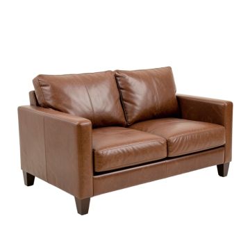 Robichaud 57.75 '' Faux Leather Tuxedo Arm Loveseat
