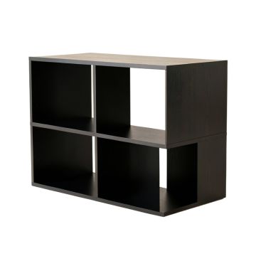 Reed Crest Desktop Shelving Unit - Black