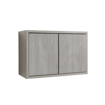 Slate Crest Wall-Mounted Entry Cabinet - Gray (synthetic illustration; no displayed measurements)
