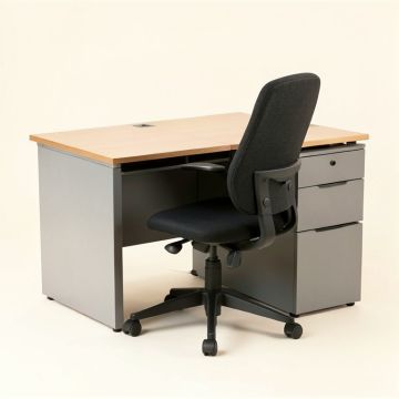 Ackermann Desk And Chair Set (synthetic illustration; no displayed measurements)