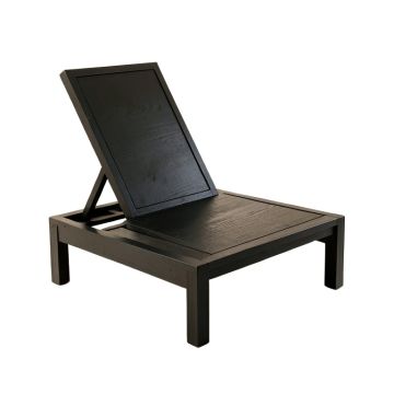 Meadow Branch Outdoor Lounge Chair - Black