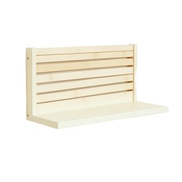Sage Dale Wall-Mounted Entryway Organizer Shelf - Ivory