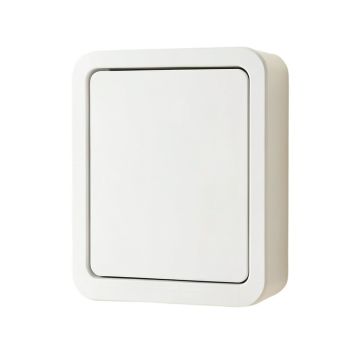 Hazel Bridge Wall-Mounted Laundry Cabinet - White
