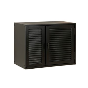 Hill Crossing Wall-Mounted Entry Cabinet - Black