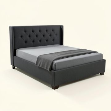 Brantley Queen Tufted Upholstered Low Profile Standard Bed (synthetic illustration; no displayed measurements)