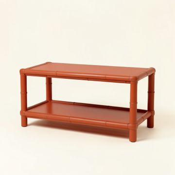 Flint Dell Indoor Bench - Terracotta (synthetic illustration; no displayed measurements)