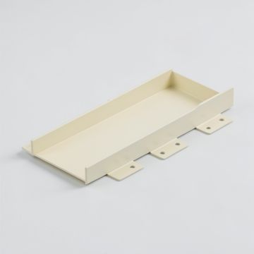Cove Dell Empty Under-Desk Cable Tray - Ivory (synthetic illustration; no displayed measurements)