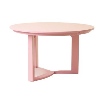 Holli Zollinger Paris Map Pink Dining Table