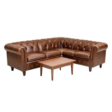 Doucette Mid Century Modern 2 Piece Button Tufted Living Room Set