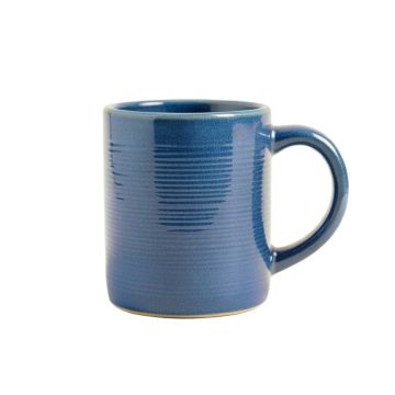 Spruce Branch Ceramic Mug - Blue