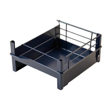 Spruce Crossing Empty Under-Desk Cable Tray - Navy