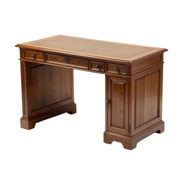 European Renaissance Ii Knee Hole Solid Wood Executive Desk
