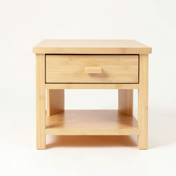 Shore Arc Nightstand - Beige (synthetic illustration; no displayed measurements)
