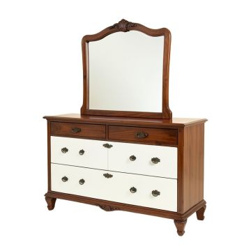 Williams 7 Drawer Double Dresser With Mirror