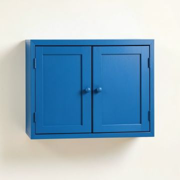 Fern Crest Wall-Mounted Entry Cabinet - Blue (synthetic illustration; no displayed measurements)