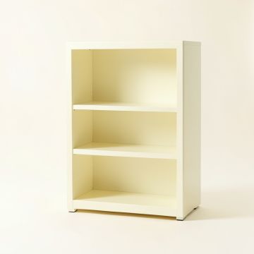 Stone Falls Freestanding Bookcase - Ivory (synthetic illustration; no displayed measurements)
