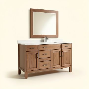 Estelle 31 '' Single Bathroom Vanity Set (synthetic illustration; no displayed measurements)
