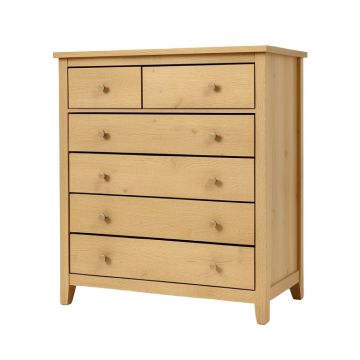 Anania 6 Drawer Standard Dresser