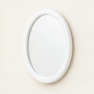 Briar Bend Framed Wall Mirror - White (synthetic illustration; no displayed measurements)