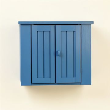 Harbor Bend Wall-Mounted Entry Cabinet - Blue (synthetic illustration; no displayed measurements)