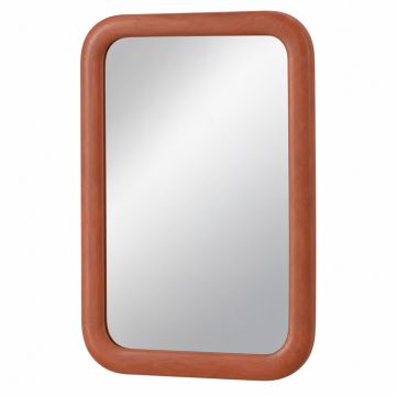 Rowan Canyon Framed Wall Mirror - Terracotta