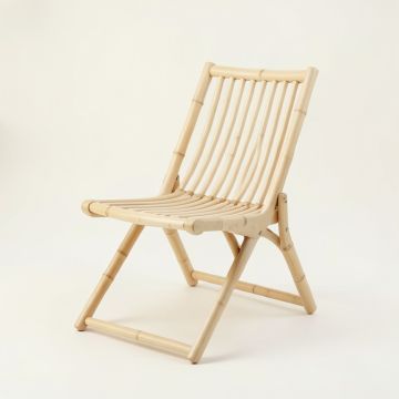Bay Crossing Folding Outdoor Chair - Ivory (synthetic illustration; no displayed measurements)