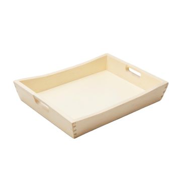 Dawn Bend Serving Tray - Cream