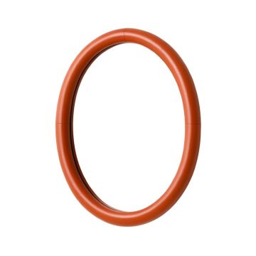 Cliff Crossing Framed Wall Mirror - Terracotta