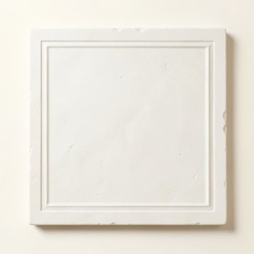 River Branch Uninstalled Square Decorative Tile - White (synthetic illustration; no displayed measurements)