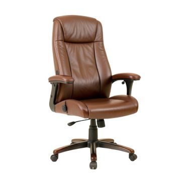Office Chair - Ergonomic Computer Chair For Office - Heavy Duty Faux Leather Office Chair