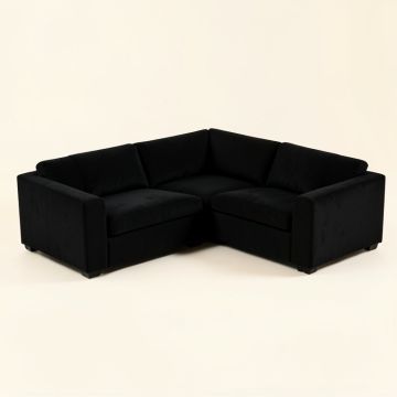 Caraballo 124 '' Wide Velvet Reversible Corner Sectional (synthetic illustration; no displayed measurements)