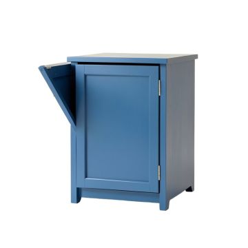 Dune Canyon Freestanding Pull-Out Hamper Cabinet - Blue (synthetic illustration; no displayed measurements)
