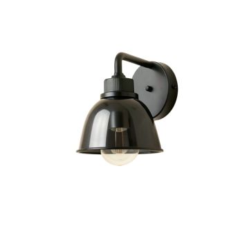 Summit Bluff Wall Sconce Mounted On A Plain Wall - Black