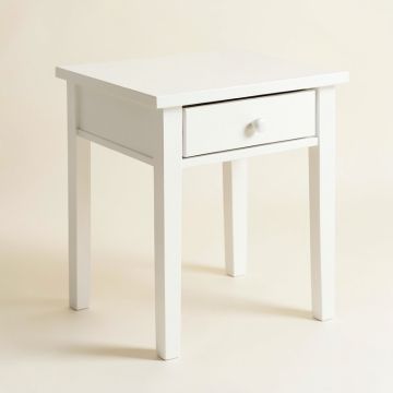 Slate Canyon Side Table - White (synthetic illustration; no displayed measurements)