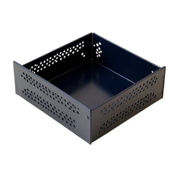Aspen Falls Empty Under-Desk Cable Tray - Navy