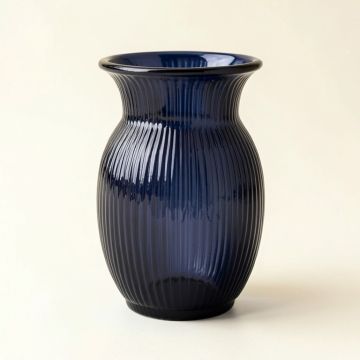 Moss Brook Empty Decorative Vase - Navy (synthetic illustration; no displayed measurements)