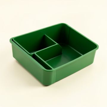 Elm Bridge Empty Pantry Drawer Organizer Insert - Green (synthetic illustration; no displayed measurements)