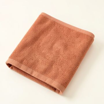 Moss Brook Bath Towel - Terracotta (synthetic illustration; no displayed measurements)