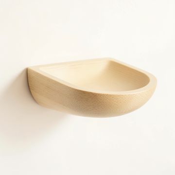 Brook Field Wall-Mounted Cat Perch - Cream (synthetic illustration; no displayed measurements)