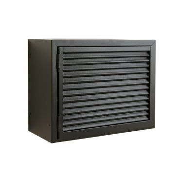 Maple Brook Wall-Mounted Entry Cabinet - Black