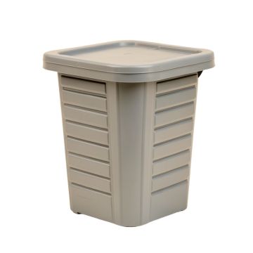 Birch Crossing Closed Garden Compost Bin - Gray