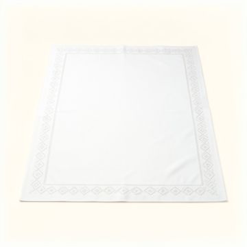 Brook Bridge Rectangular Area Rug - White (synthetic illustration; no displayed measurements)